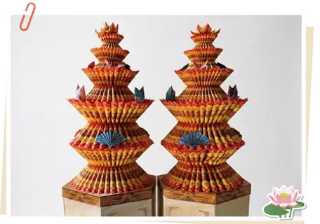 蓮花塔，傳統祭祀用品