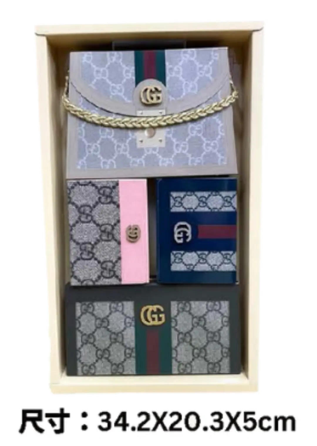 紙紮Gucci時尚女包組