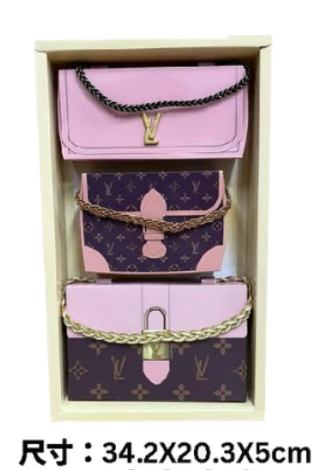 紙紮Lv時尚女包組
